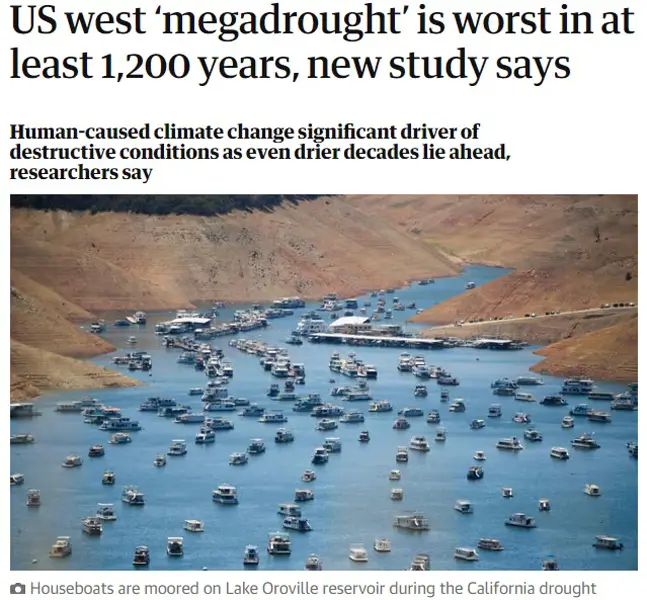 climate change water shortage 